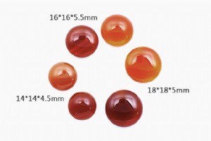 14mm圓型蛋面紅瑪瑙